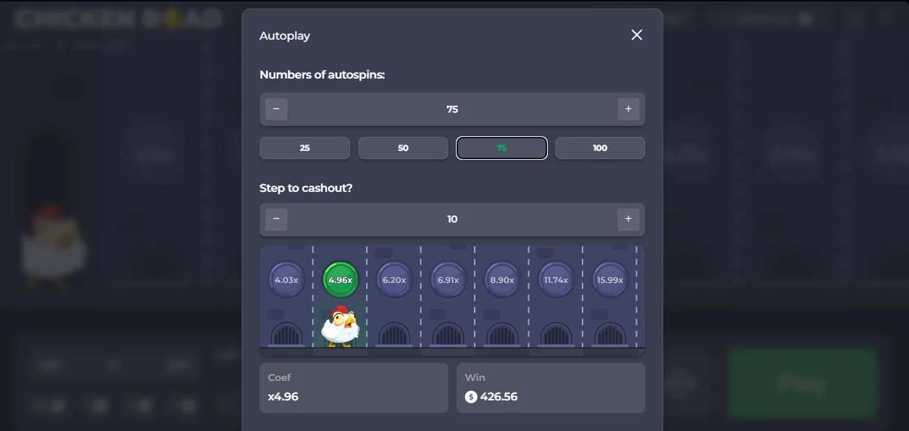 Chicken Road Autospil
